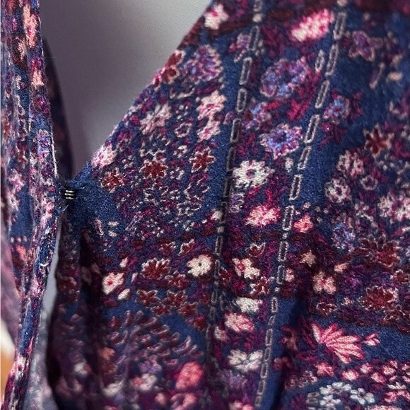 American Eagle long sleeve boho wrap top romper size medium - Picture 8 of 8